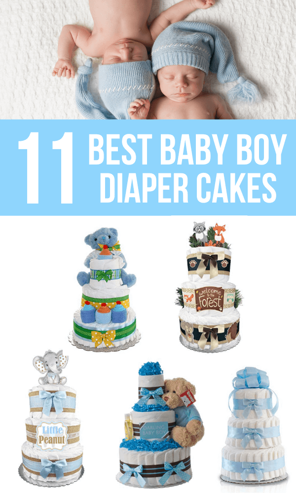 Baby Boy Diaper Cakes