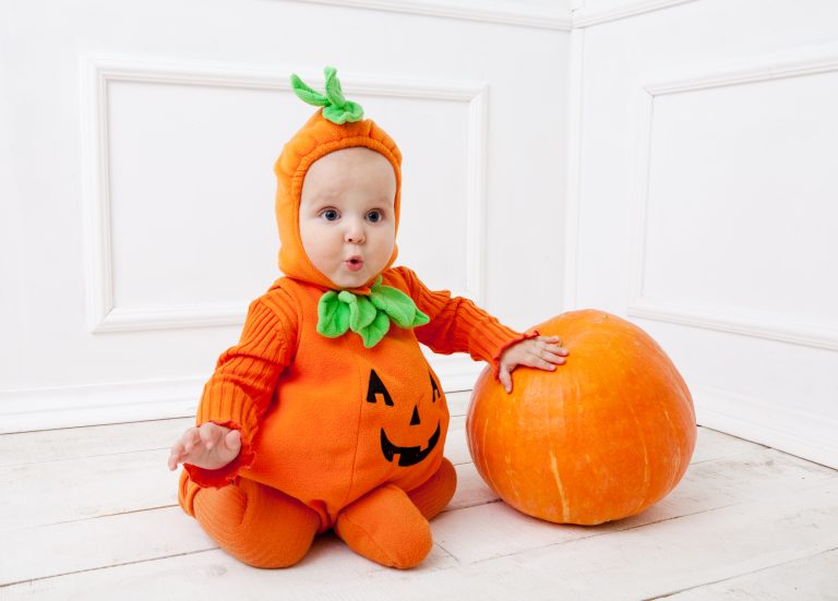 pumpkin costume baby girl