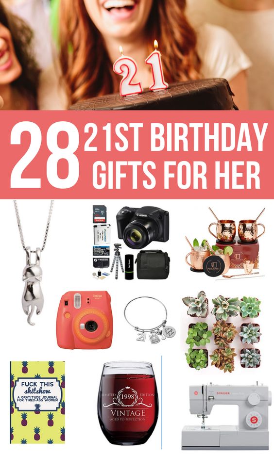 birthday gifts for 21 year old female