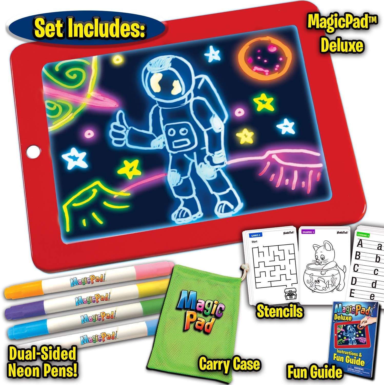 Magic Pad Deluxe Light Up Tracing Pad Review Pigtail Pals