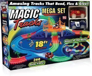 magic tracks mega police car set
