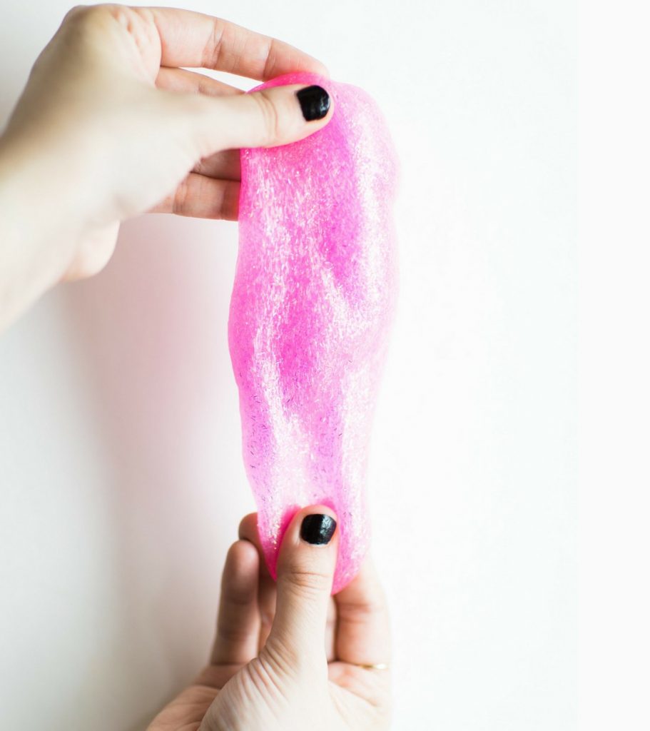 Homemade Glitter Slime