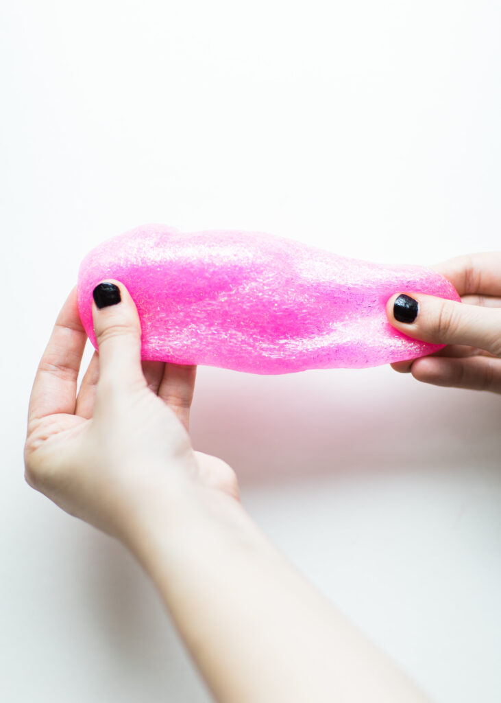 Pink Glitter Slime