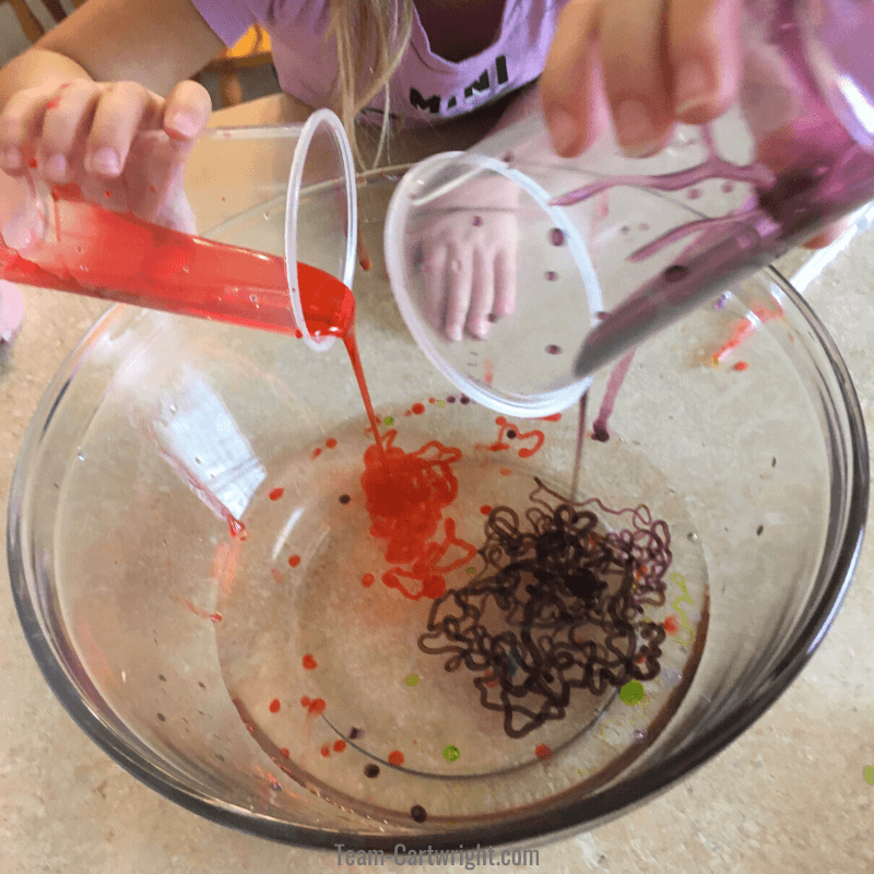 Slime worm making