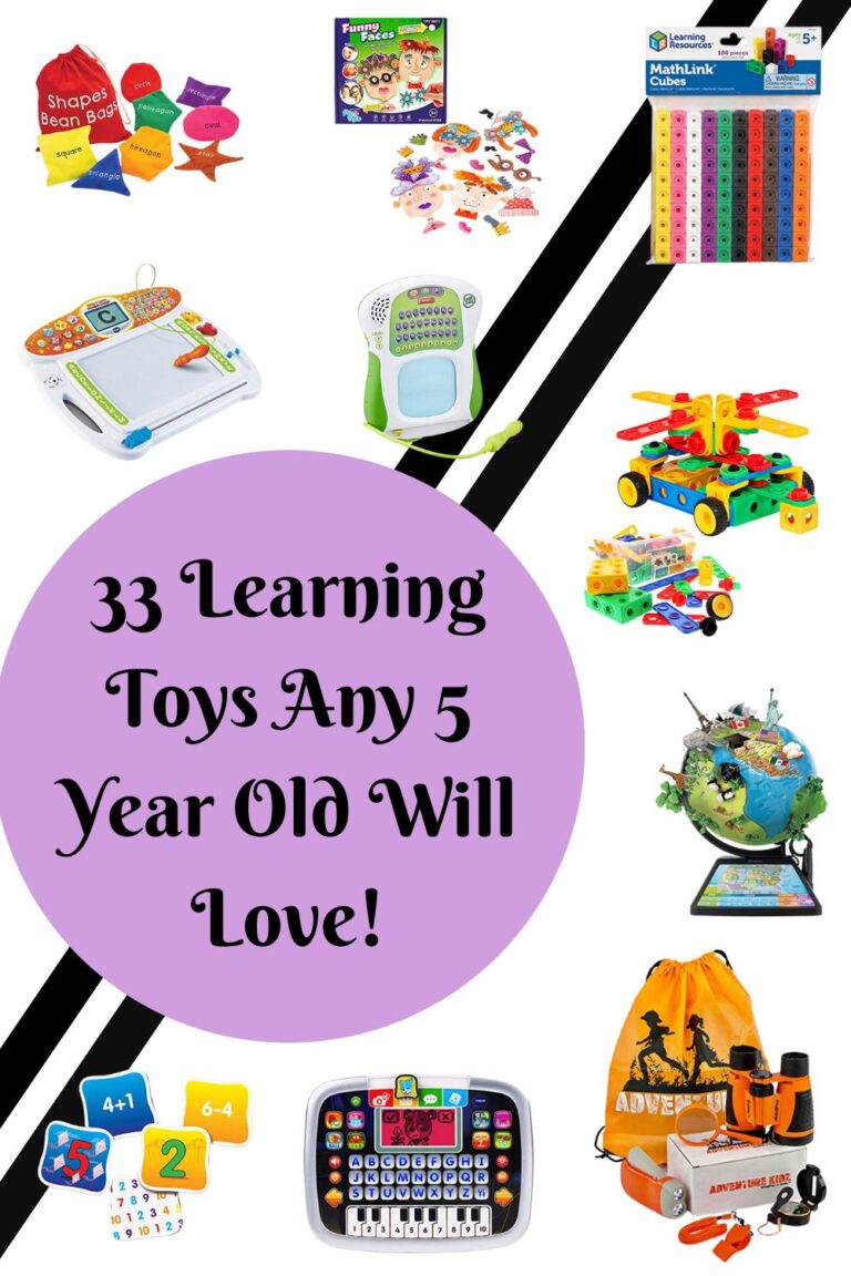 33 Best Educational Learning Toys for 5 Year Olds Pigtail Pals